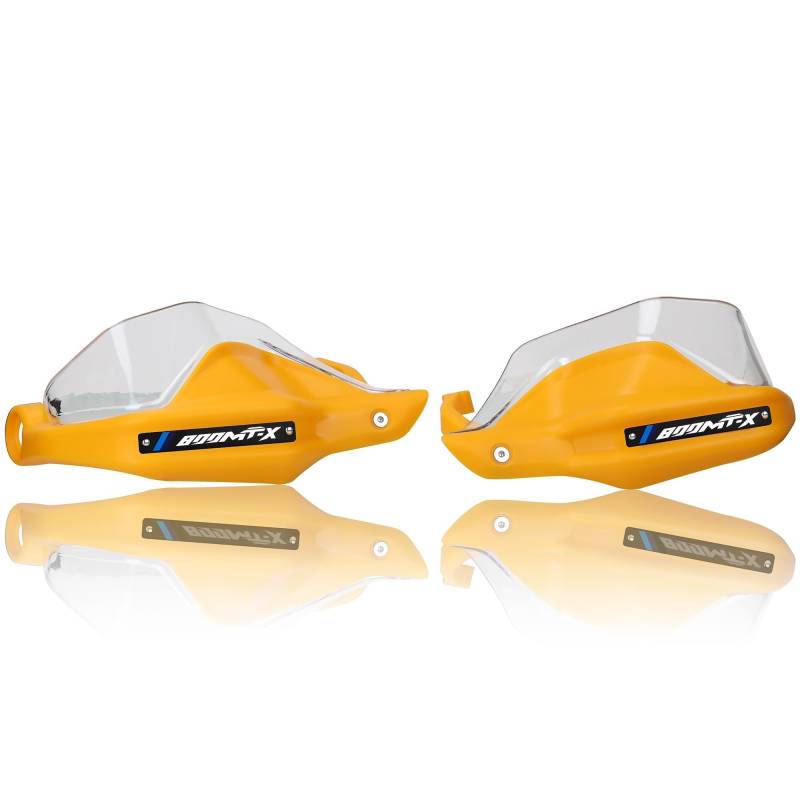 YULEGUDI Motorrad Handprotektoren Lenker Handprotektoren Protektoren Für CFM&OTO Für 800MT-X Für 800 MTX Für MTX800 2024 2025 Lenkerschutz(Yellow transparent) von YULEGUDI