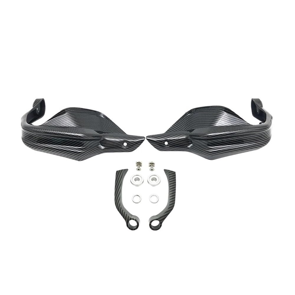 YULEGUDI Motorrad Handschutz Hand Schild Schutz Windschutzscheibe Für BM&W Für G310GS Für G310R 2017 2018 2019 2020 2021 2022 2023 Lenkerschutz(Handguard Carbon) von YULEGUDI