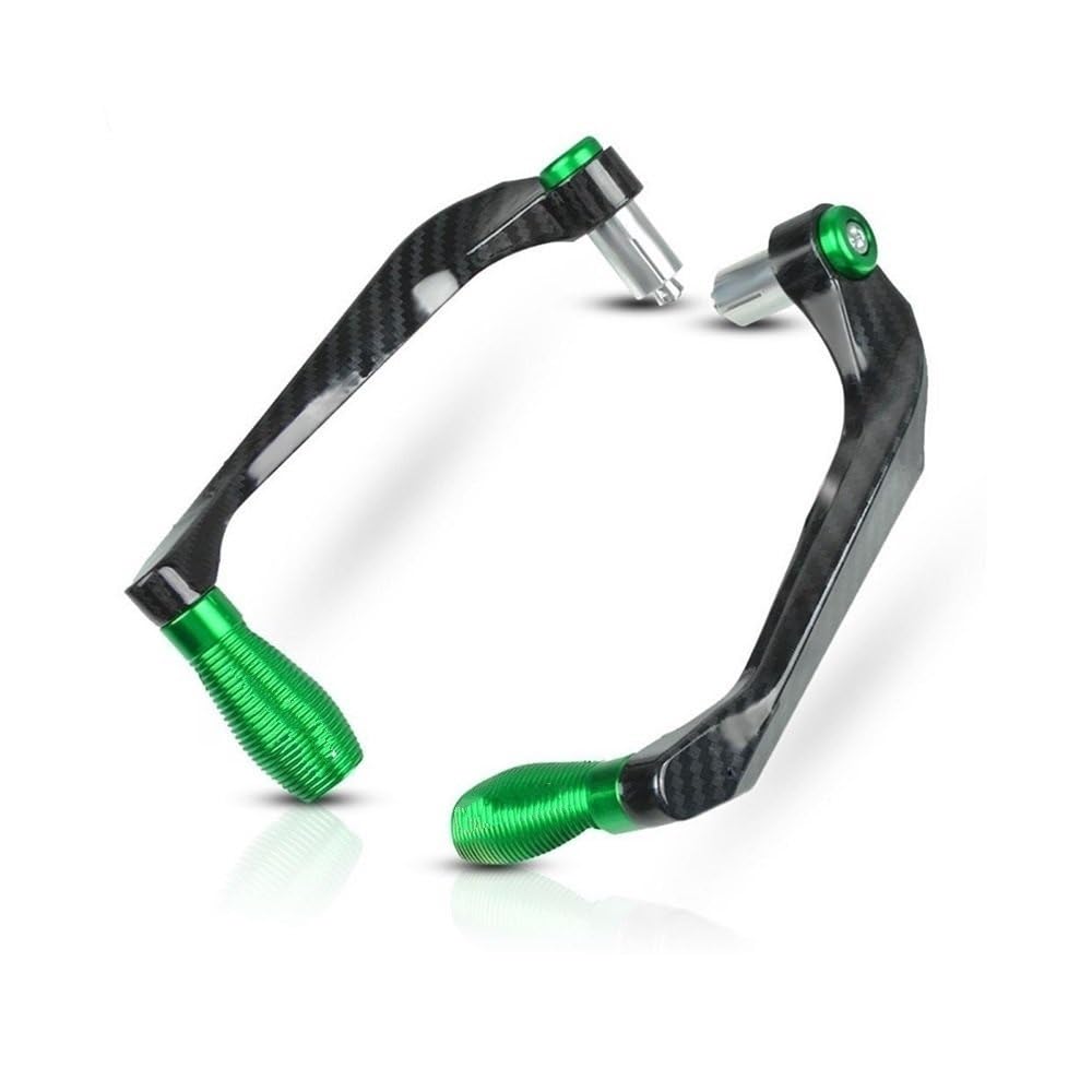 YULEGUDI Motorrad Lenker Schutz Universal Handschutz Für K&awasaki Für Zx-25r Für Zx25r 2018 2019 2020 2021 2022 Motorrad Lenker Griffe Bremse Kupplung Hebel Schutz(Green) von YULEGUDI