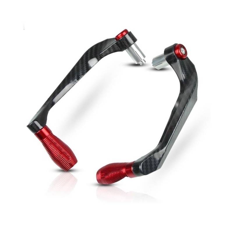 YULEGUDI Motorrad Lenker Schutz Universal Handschutz Für K&awasaki Für Zx-25r Für Zx25r 2018 2019 2020 2021 2022 Motorrad Lenker Griffe Bremse Kupplung Hebel Schutz(Red) von YULEGUDI