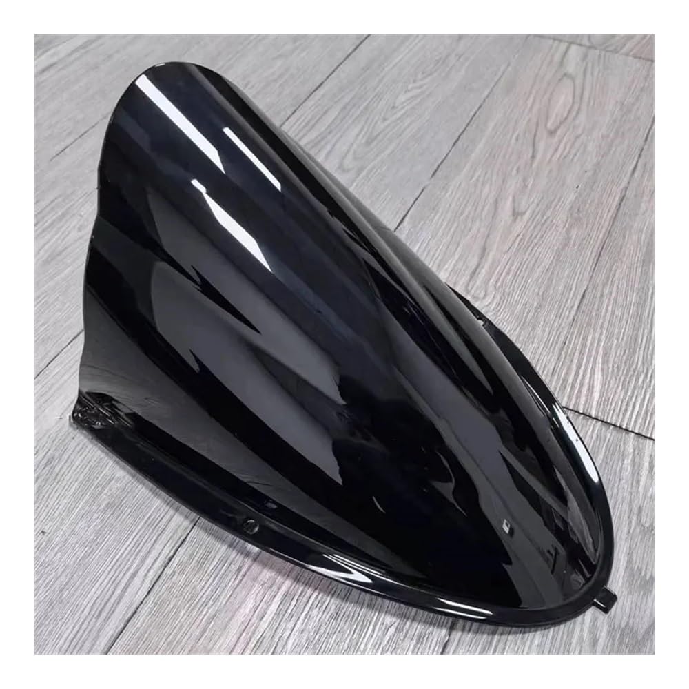 YULEGUDI Motorrad Windschild Für Aprili&a Für RS660 Für RS 660 2020 2021 2022 2023 2024 Motorrad Windschutz Bildschirm Windabweiser Bildschirm Double Bubble Windschutzscheibe(Black) von YULEGUDI