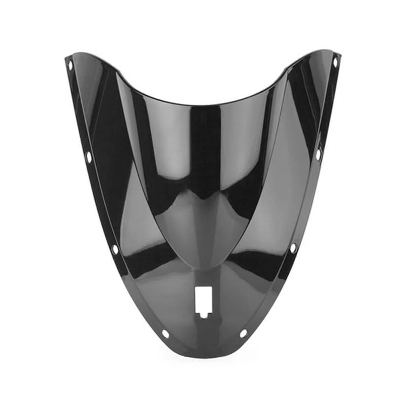 YULEGUDI Motorrad Windschild Für Du&Cati Für 749 749R 749S 999 999R 999S 2005 2006 2007 Motorrad Bildschirm Double Bubble Windschutzscheibe Deflektor Schutz Windschutzscheibe(Black) von YULEGUDI