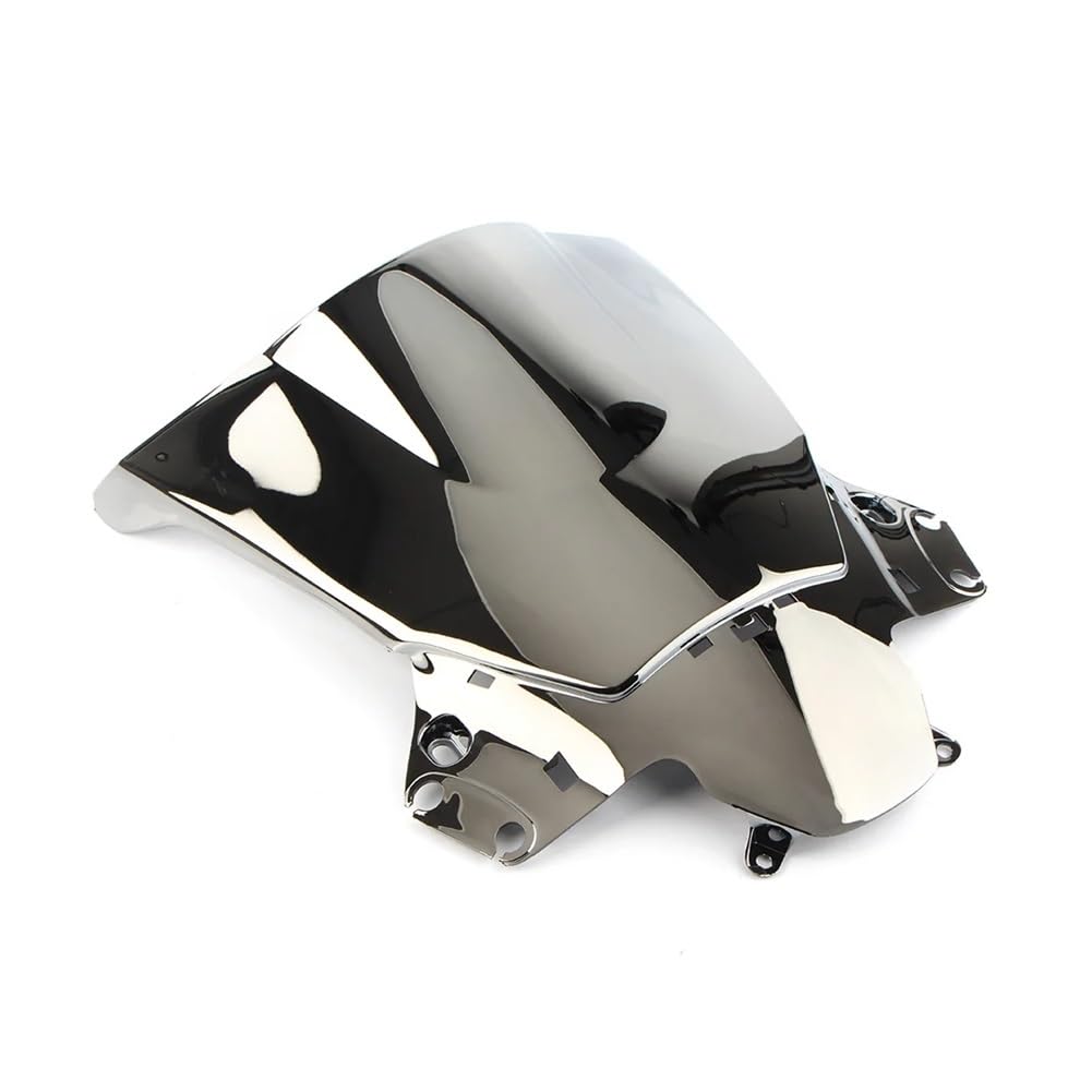 YULEGUDI Motorrad Windschild Für Hon┐da Für CBR 250R 2011 2012 2013 Motorrad Windschutzscheibe Double Bubble Windschutz Windabweiser ABS Kunststoff(Silver) von YULEGUDI