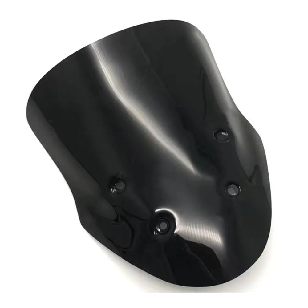 YULEGUDI Motorrad Windschild Für Suzu&ki Für Vstrom Für V-Strom Für DL650 2012 2013 2014 2015 2016 Windschutzscheibe Double Bubble Windschutzscheibe Windabweiser(Black) von YULEGUDI