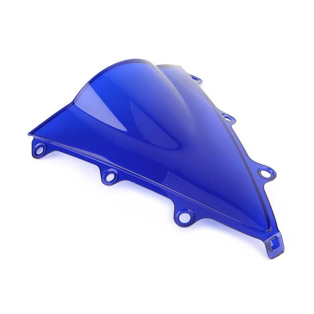 YULEGUDI Motorrad Windschild Motorrad Windschutzscheibe Windschutz Für Hon┐da Für CBR300R 2014 2015 2016 2017 2018 2019 2020 Doppel Blase(Blue) von YULEGUDI