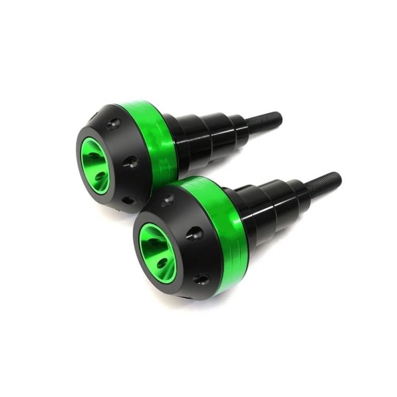 YULEGUDI Rahmenschieber Crash-Schutz Motorrad Aluminium Rahmen Sliders Crash Fallen Schutz Für K&awasaki Für Ninja Für ZX10R Für ZX-10R 2006-2019 2020 2021 Für ZX-10R(Green) von YULEGUDI