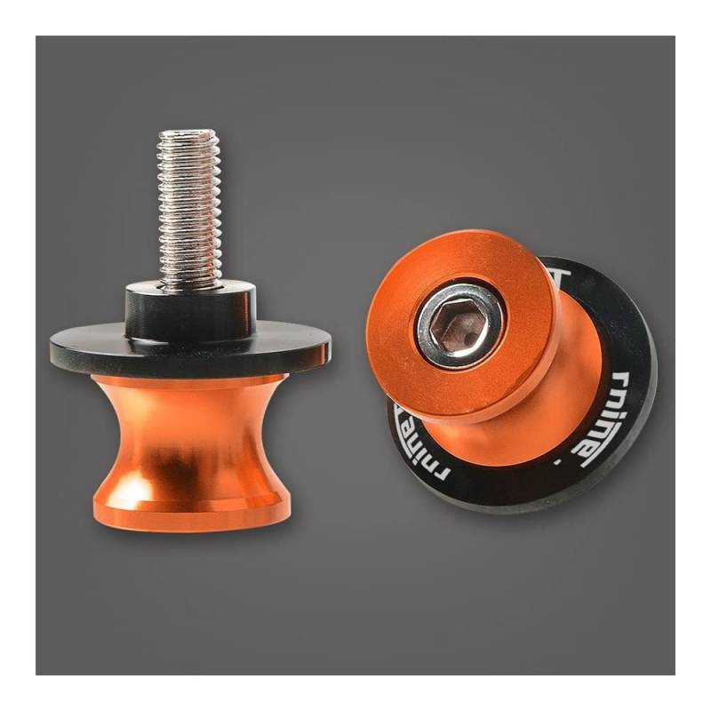 YULEGUDI Schwingenschutz Montageständer Für B&MW R Nine T RNINET Urban GS 2014 2015 2016 2017 2018 2019 Motorrad Schwinge Spulen Slider Ständer Schrauben Slider Protector(Orange) von YULEGUDI