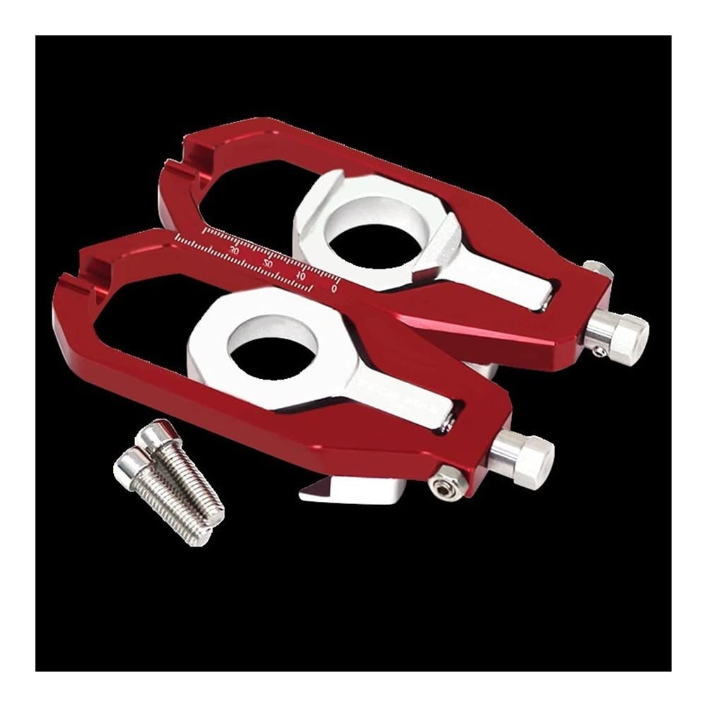 YULEGUDI Schwingenschutz Montageständer Für Y&amaha TMAX Tmax560 TMAX 560 TECH MAX 2020 2021 2022 Motorrad Hinterrad Achsblöcke Kettenspanner Spanner Schwingenspulen(A Red) von YULEGUDI