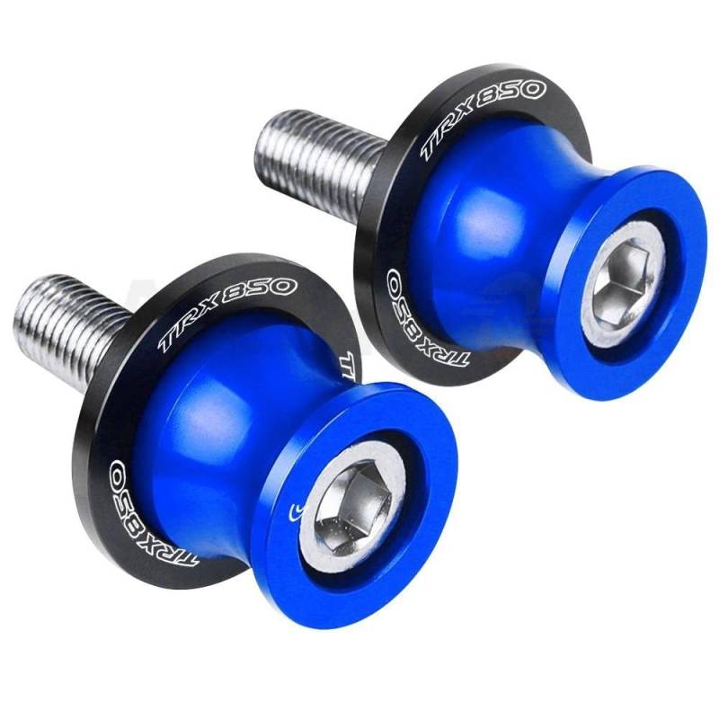 YULEGUDI Schwingenschutz Montageständer Für Y&amaha TRX850 TRX 850 1996 1997 1998 1999 2000 Motorrad 6MM CNC Schwinge Slider Spulen Ständer Schrauben Zubehör(Blue) von YULEGUDI