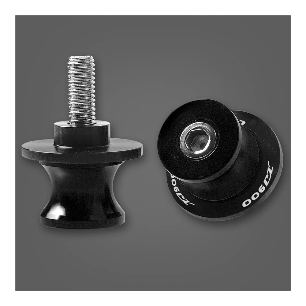 YULEGUDI Schwingenschutz Montageständer Für Y&amaha XJ900 1993 1994 1995 1996 1997 1998 1999 2000 2001 2002 Motorrad 6MM Schwingenspulen Slider Stand Schrauben(Black) von YULEGUDI