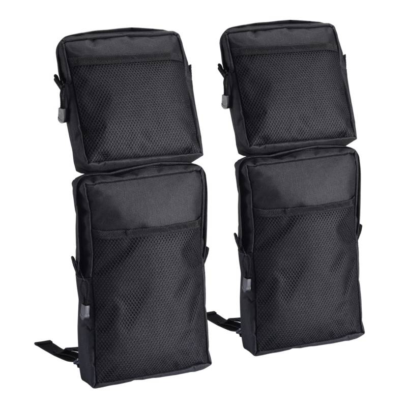 YULLING 2Pcs ATV Fender Taschen 600D Oxford ATV Tank Lagerung Tasche wasserdichte Hängen Beutel Tasche, Schwarz von YULLING