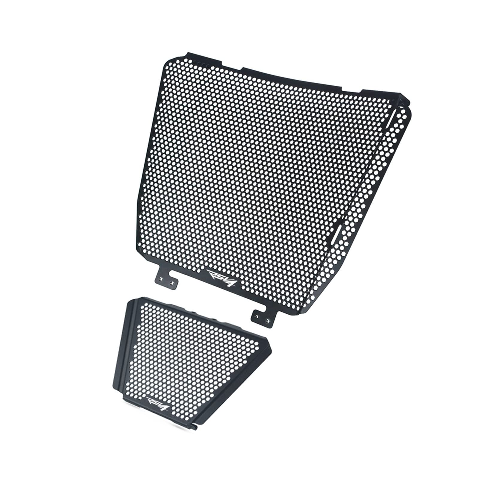 Motorrad Kühlerschutz Heizkörper Guard Grille Protector Abdeckung Ölkühler Schutzabdeckung für Aprilia RSV4 1000 APRC RF Tuono V4 1100 RR Factory APRC Motorrad Grillschutz(Nero) von YUNDVLT