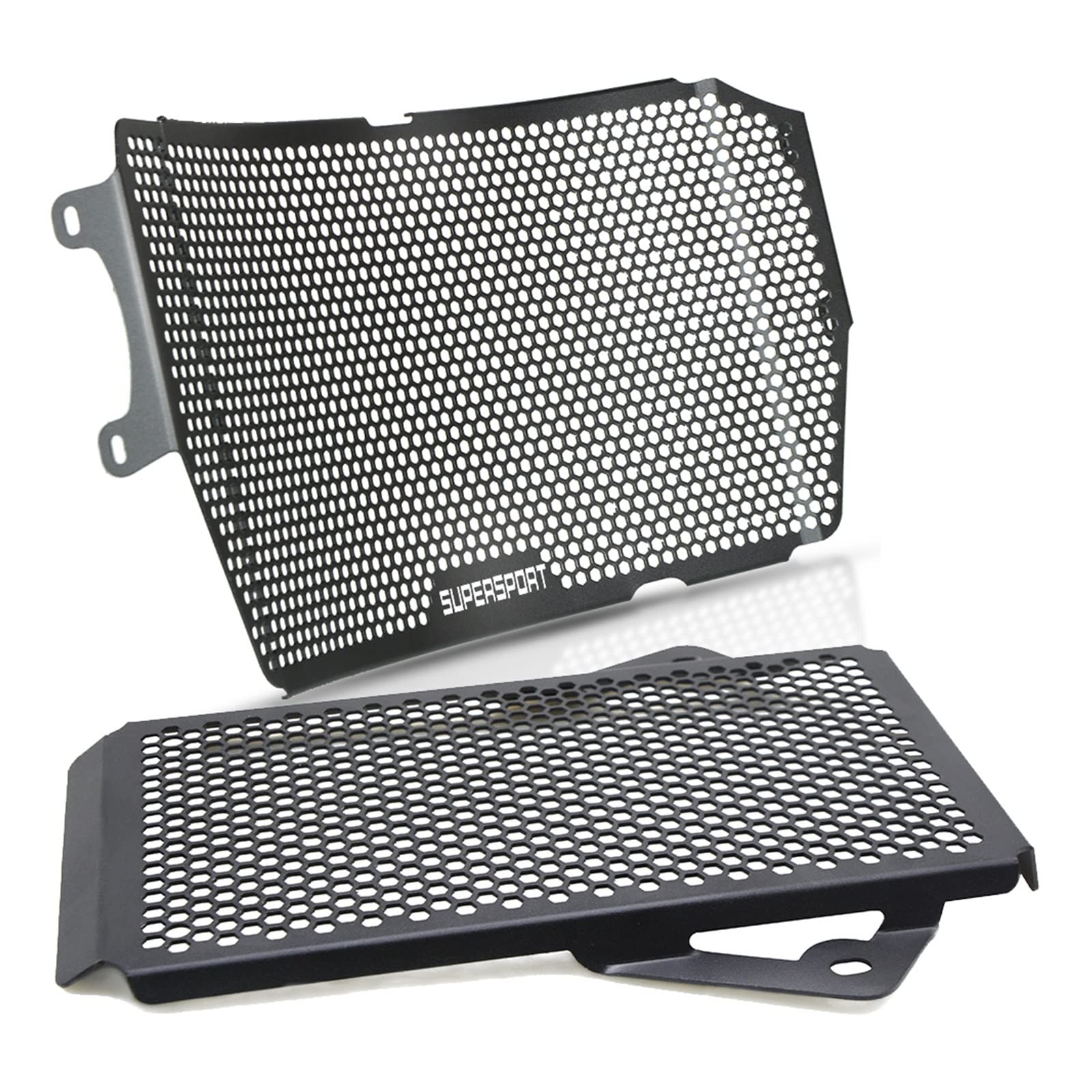 YUNDVLT Kühlerabdeckung für Motorradkühler 950 2021 2022 Motorrad Kühlergrill Schutz Abdeckung Ölkühler Schutz for Du&cat*i Supersport 939 950 S 950S 2017 2018 2019 2020 Kühlerschutz(Black2) von YUNDVLT