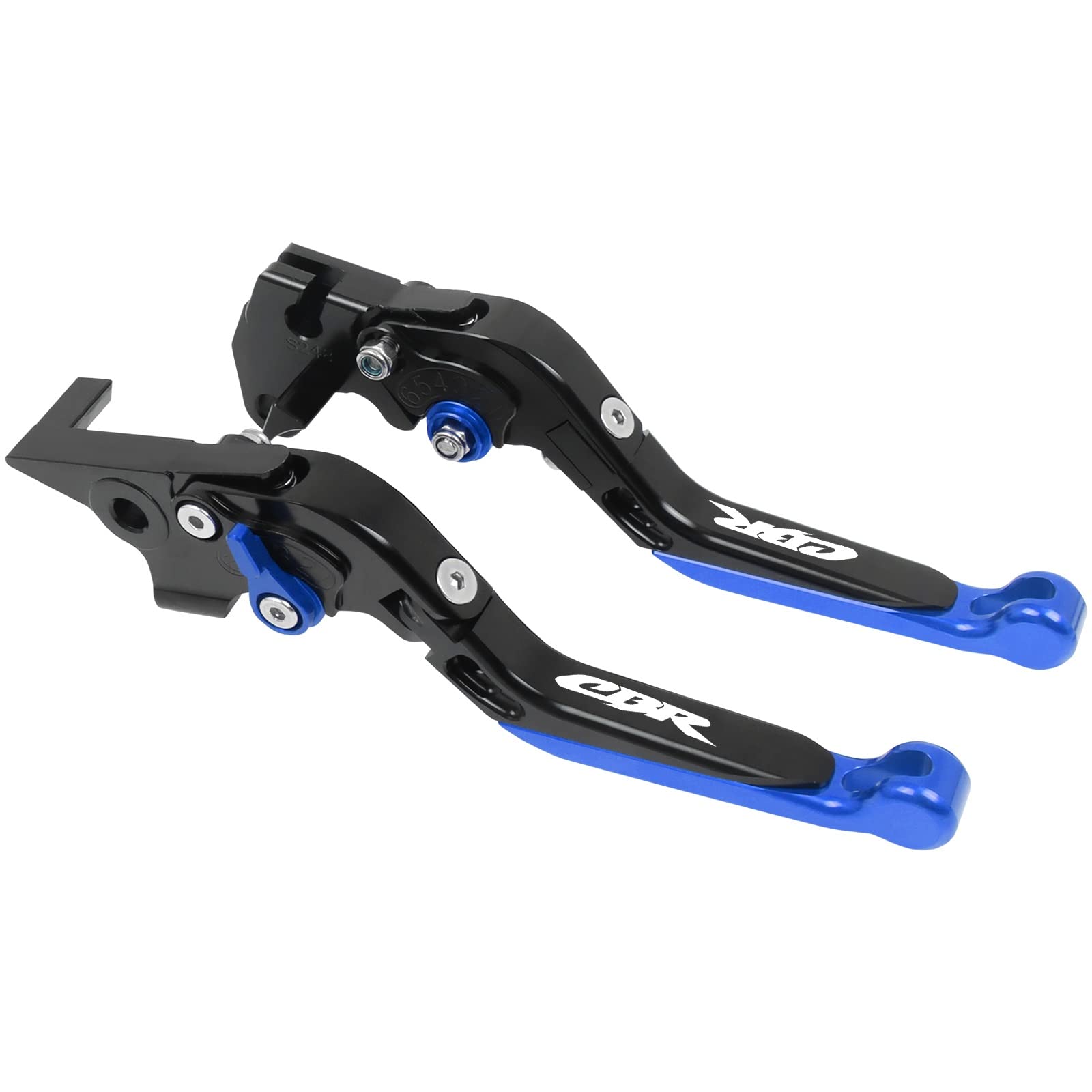 YUNDVLT Leviers D'embrayage De Frein Extensibles Pliables Replacement for Hon Da CBR600RR 2003-2021 CBR1000RR 04-21 CBR250RR 18-21 CBR900RR 92-03 Hebel(BlackBlackBlue) von YUNDVLT