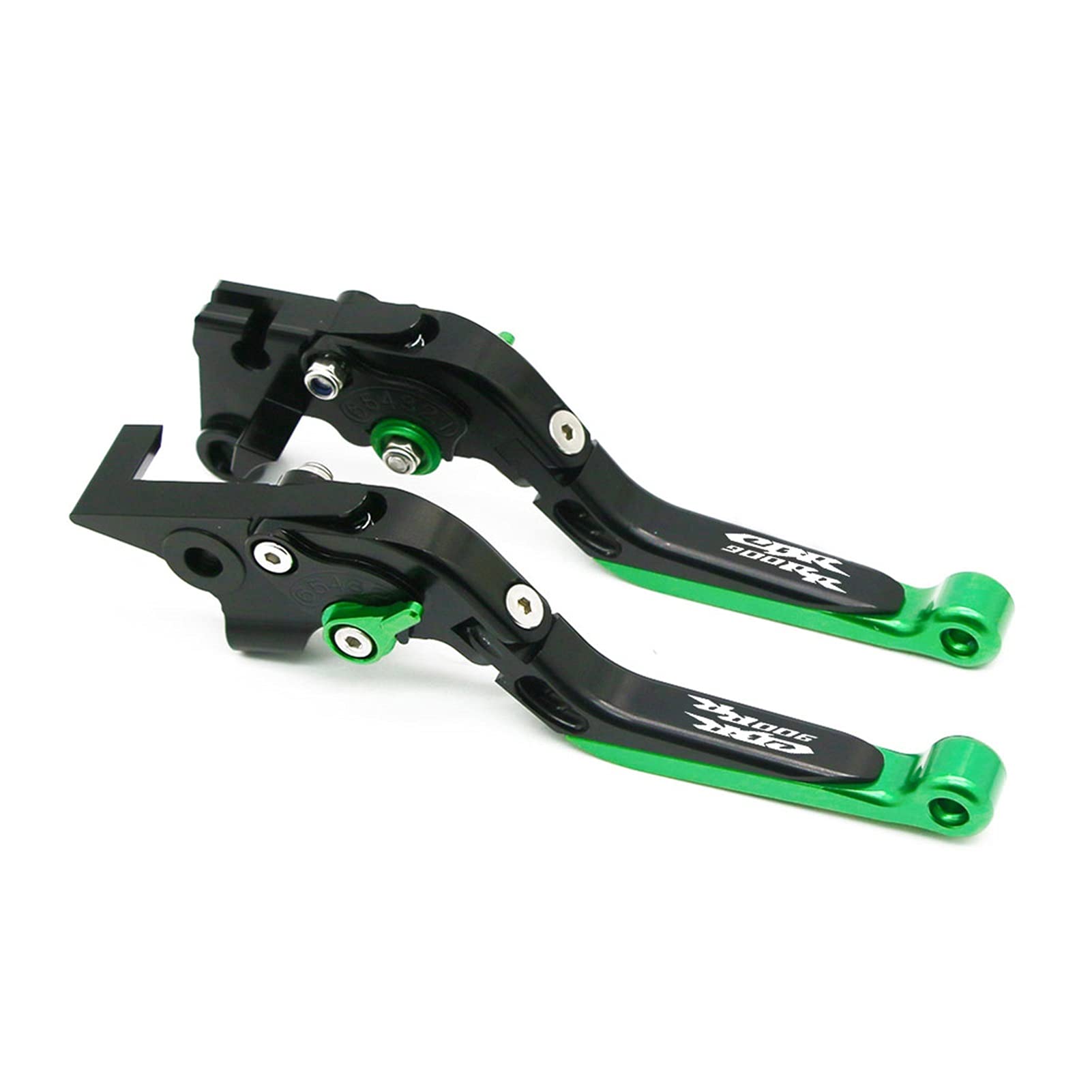 YUNDVLT Motorrad CNC Einstellbare Ausziehbare Griffgriffe Faltbremskupplungshebel Replacement for Hon Da CBR900RR CBR 900RR CBR 900 RR 1993-1999 Hebel(Blackgreen) von YUNDVLT