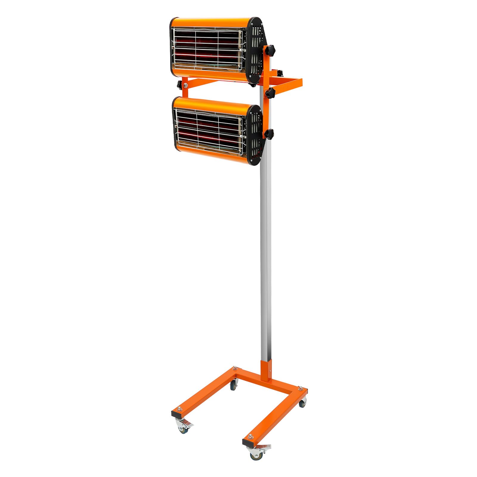 YUNRUX Infrarot Lacktrockner 500 °C Mobile Auto Farbtrockner mit Zeitschaltuhr 0-60Min Trocknungsfläche 800 x 600 mm Autolack Strahler Aushärtungslampe Werkzeug zum Trocknen von Körperfarbe Orange von YUNRUX