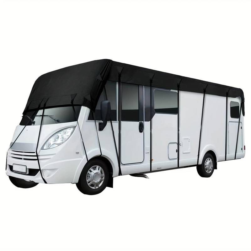 YURCI Oxford-Gewebe Für Wohnmobile, Winddichte, Verbesserte 16-27-Wohnmobilabdeckung, Reiseanhängerabdeckung, Extra Dickes UV-Schutzoberteil, Extra Winddichte Seile von YURCI