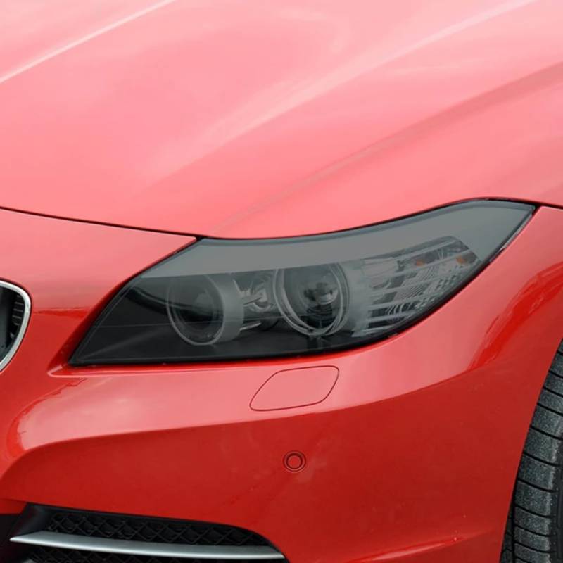 2 Stück Autoscheinwerfer-Schutzfolie, geräucherter schwarzer Tönungsfolie, Vinyl, transparenter TPU-Aufkleber, für BMW Z4 E89 2009-2016 Zubehör von YURME