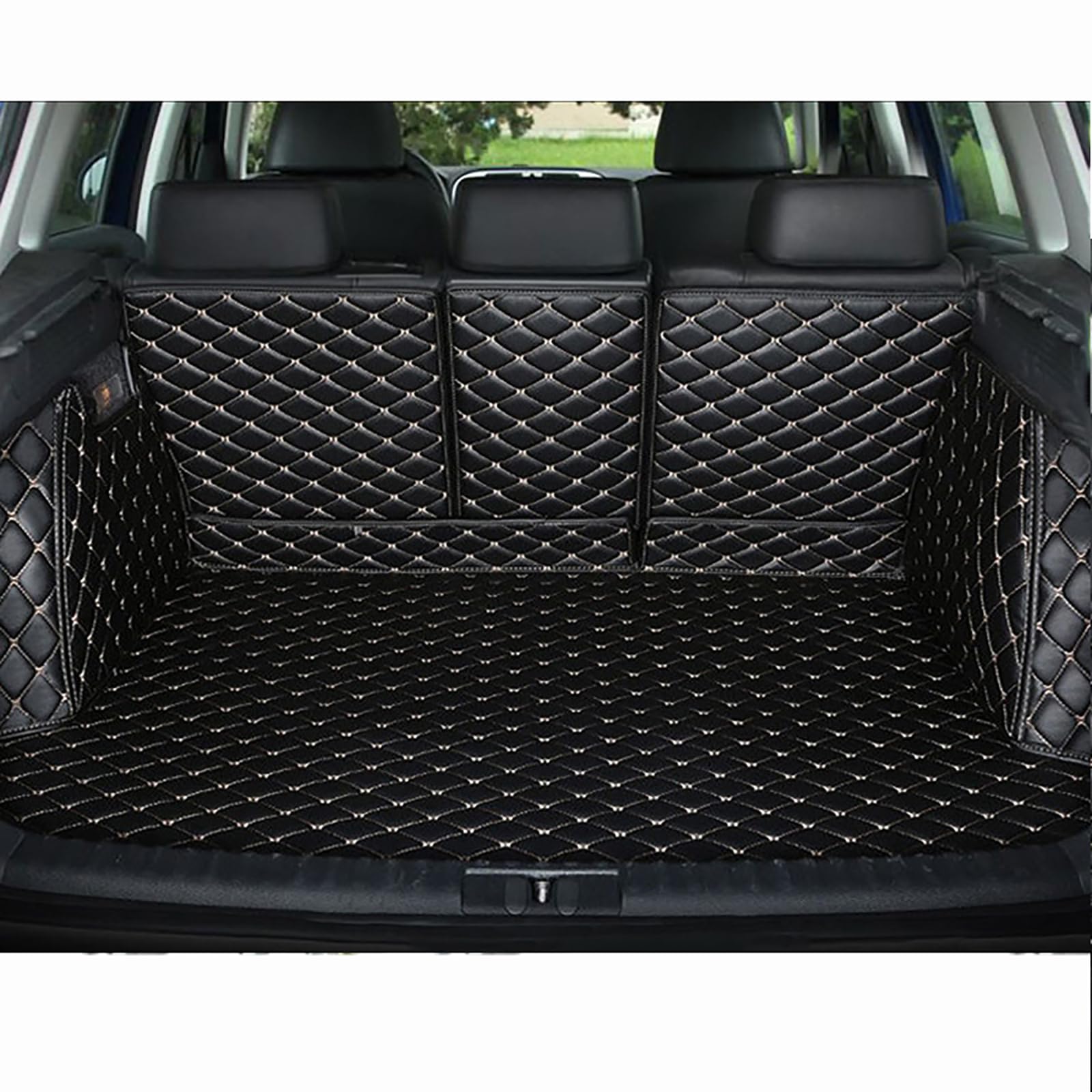 Kofferraum Schutzmatte für Audi A7 2019 2020 2021 2022 2023, Kofferraummatte rutschfest Kofferraumschutz Autoteile,Black von YWDGFC