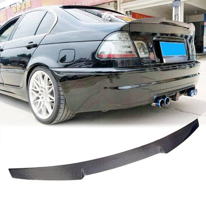 Auto-Heckflügel-Spoiler, Dach-Heckflügel-Spoiler, für BMW 3 Series E46 316i 318i 320i 323i 325i 328i 330i M3 Sedan 1998-2005 von YWLETO