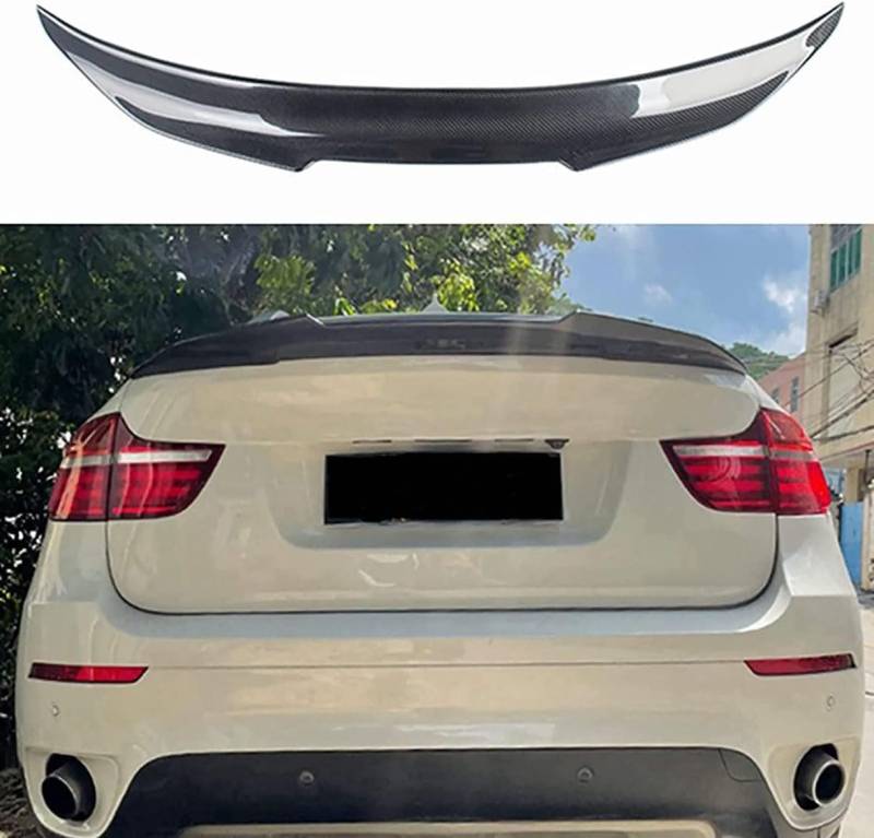 Auto-Heckflügel-Spoiler, Dach-Heckflügel-Spoiler, für BMW X6 E71 2008 2009 2010 2011 2012 2013 von YWLETO