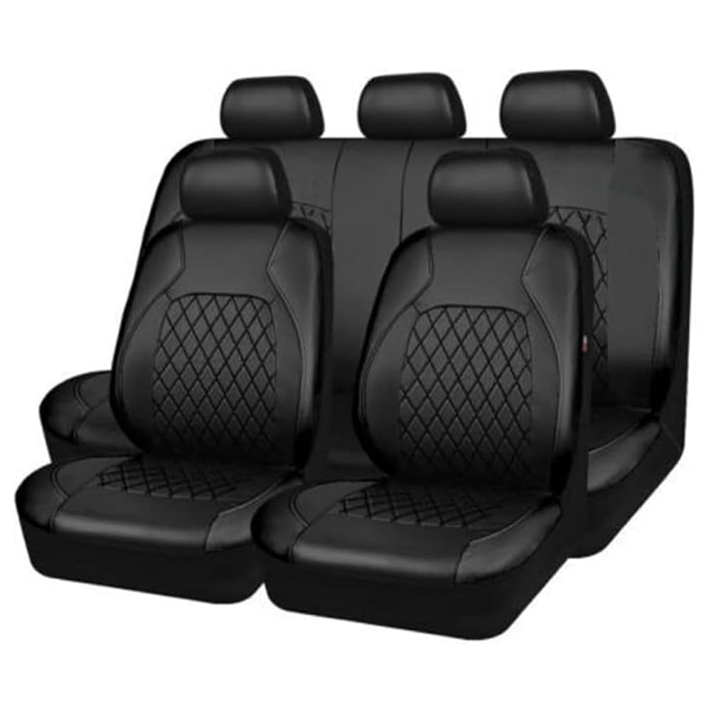 YWWNB Autositzbezüge für Ford Edge 2006-2019 5 Seats, Autositzbezug Vorne Hinten Schonbezüge Wasserdichter Sitzbezug Zubehör,Black1 von YWWNB