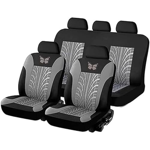 YWZQWJBC Auto Sitzbezüge Sets, für Nissan Leaf 2011-2020 Verschleißfest Auto Vorder- und Rücksitze sitzschutzbezüge,B von YWZQWJBC