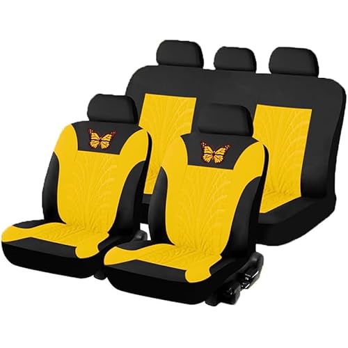 YWZQWJBC Auto Sitzbezüge Sets, für Nissan Leaf 2011-2020 Verschleißfest Auto Vorder- und Rücksitze sitzschutzbezüge,D von YWZQWJBC