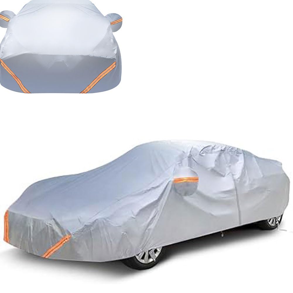 YXCMD Autoabdeckung für Audi Q3 2014-2024|Maßgeschneiderte Allwetter-Vollgarage für den Außenbereich: Staubdicht UV-beständig Winddicht wasserdicht(Silver) von YXCMD