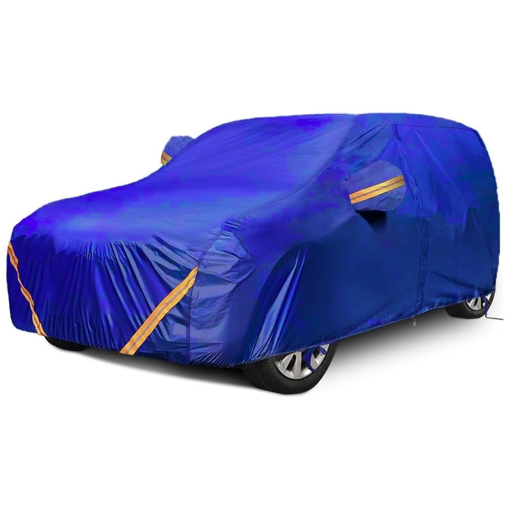 YXCMD Autoabdeckung für Peugeot 3008 2016-2024(SUV), Outdoor Oxford Tuch Volle Abdeckung Regen UV Schutz Staubdicht Winddicht(Blue) von YXCMD