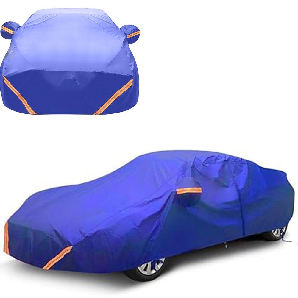 YXCMD Autoabdeckung für ford Transit Custom V362 Van (2019-)|Maßgeschneiderte Allwetter-Vollgarage für den Außenbereich: Staubdicht UV-beständig Winddicht wasserdicht(Blue) von YXCMD