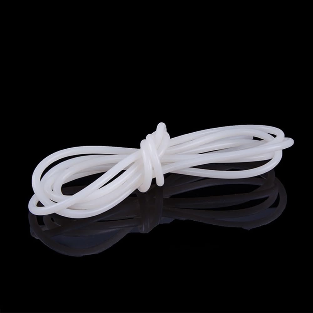 10M White Solid Silicone Cord, Diameter 1mm-25mm Solid Rubber Weather O Ring Stripping, Rubber Gasket Trim Seal Strip 1pc(1.5mm) von YXYFA