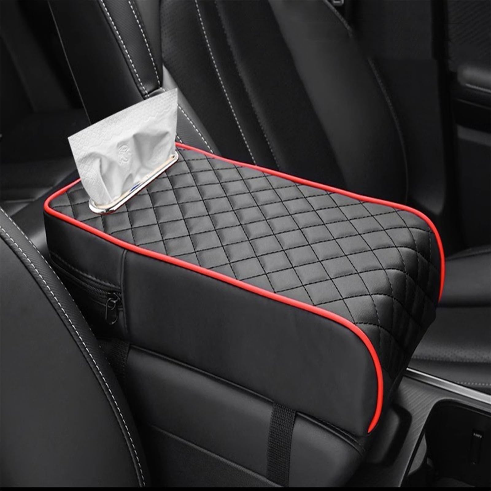 YXYYDS Auto Mittelkonsole Pad für Skoda Kamiq 2019 2020 2021 2022 2023 2024 2025,Mittelarmlehne Abdeckung,Mittelarmlehne Universal Auto Box Pad,Auto Mittelkonsole Pad,F von YXYYDS