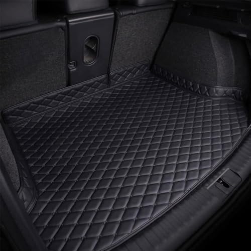 Auto Leder Kofferraummatten, für Hyundai Ioniq 5 2021-2022 Kofferraum Cargo Schutzmatte,Auto Kofferraumwanne Innenmatte Zubehör,A von YYBCDSA