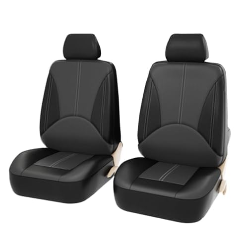 YYBCDSA Auto Sitzbezüge Set, für Suzuki Jimny (2019-2024) 4 Pieces/Set (2 Seats + 2 Headrest Covers) Leder rutschfest Sitzschoner,Wasserdicht Atmungsaktiv Schonbezüge Autositz Sitzschoner Zubehör,A von YYBCDSA