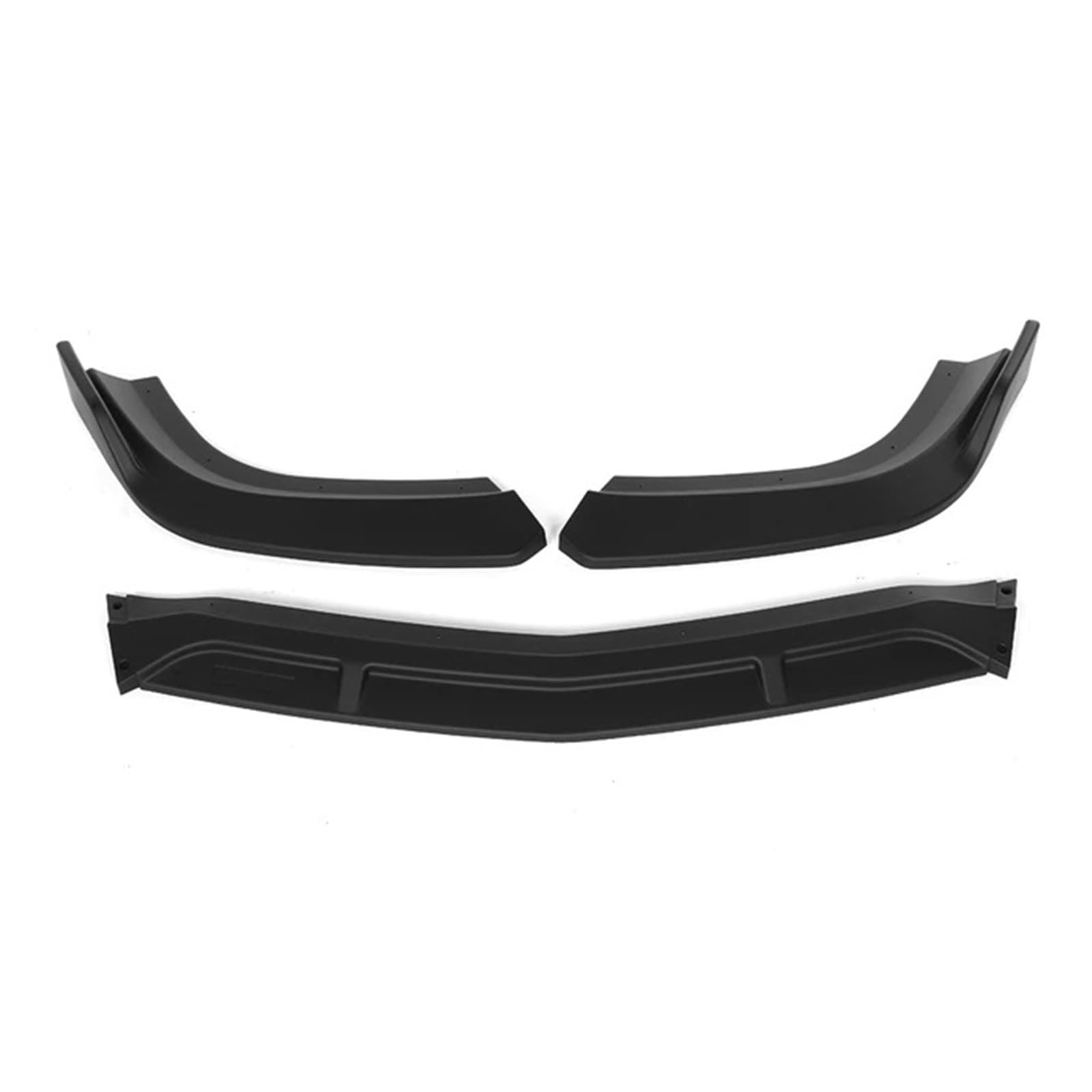 3 STÜCKE W204 Stoßstangenlippe Auto Frontstoßstange Splitter Lip Spoiler Kompatibel for Mercedes Benz W204 2008-2014(Black) von YYEFNMAZ