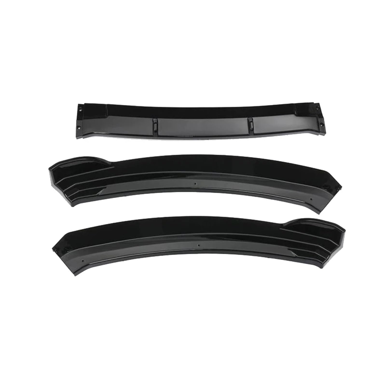 3 Teile/satz Helle Schwarz Auto Vorderen Stoßfänger Lip Spoiler Splitter Körper Kit Kompatibel for Focus SE SEL 2012-2018 von YYEFNMAZ