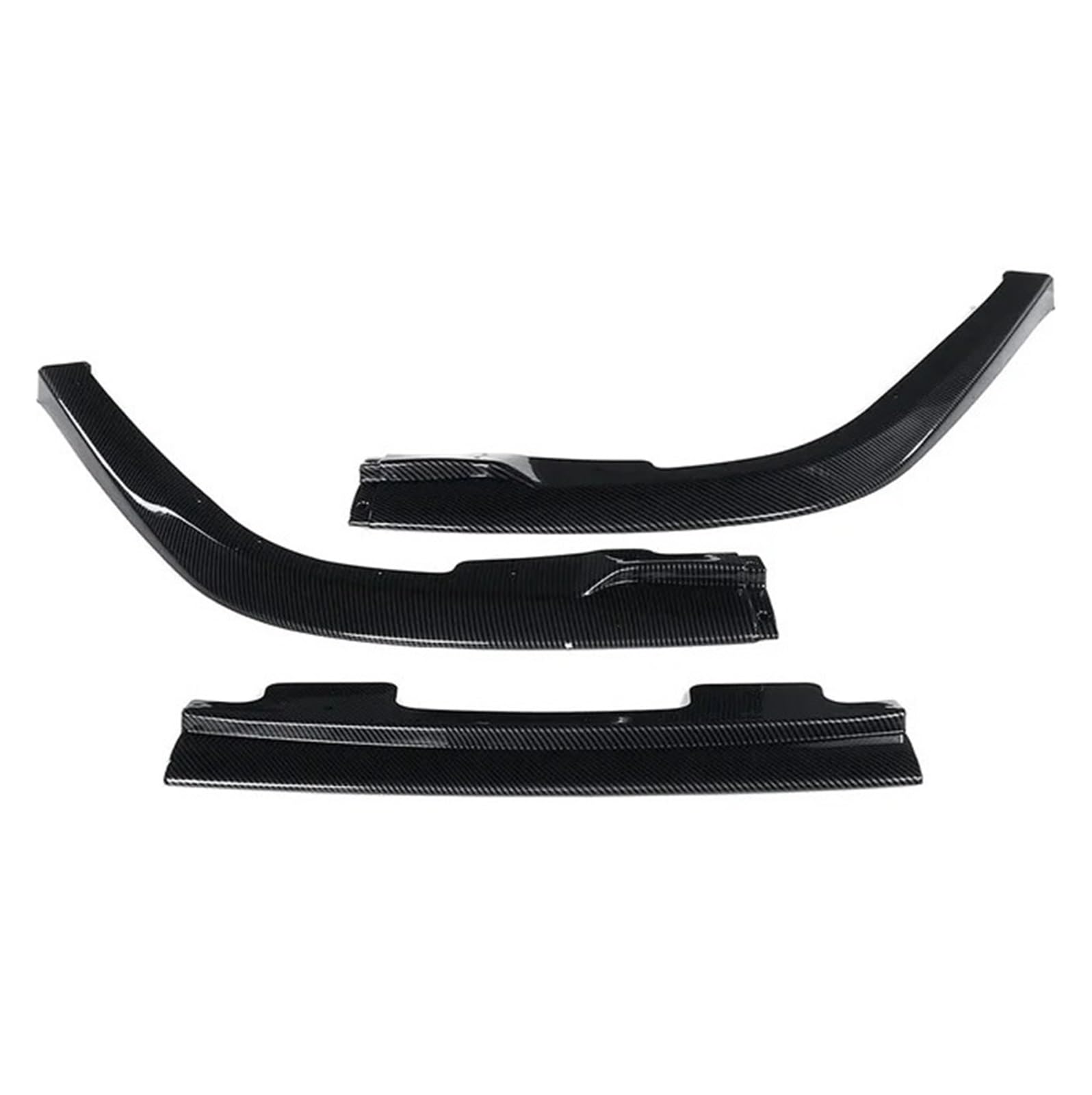 3-teiliges Auto-Frontstoßstangen-Lippen-Body-Kit, Spoiler-Splitter, Deflektorlippen, Abdeckungsverkleidung, kompatibel mit Subaru Impreza WRX Sti S204 2006–2007(Carbon Fiber Look) von YYEFNMAZ