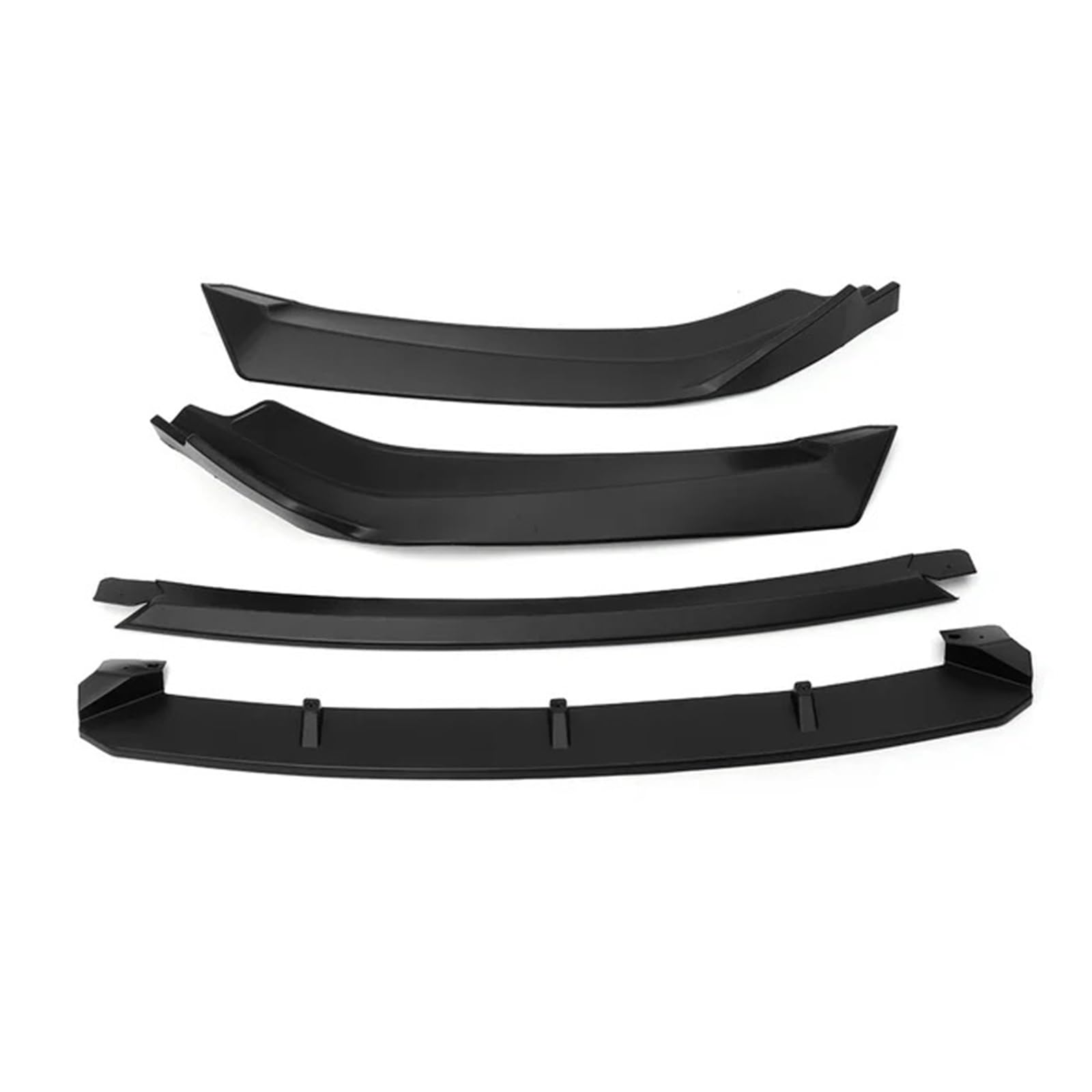 4-teiliges Auto-Frontstoßstangen-Lippensplitter-Diffusor-Lippen-Body-Kit Spoiler-Stoßstangenschutz Kompatibel for Civic Sedan 4Dr 2016-2018(C) von YYEFNMAZ