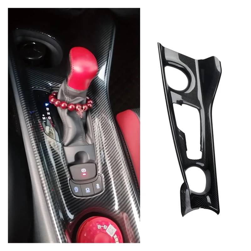 Car Center Control Gear Shift Panel Zierrahmen Kompatibel for Toyota C-HR CHR IZOA 2018 Getriebe Dekor Abdeckung Aufkleber Zubehör von YYEFNMAZ