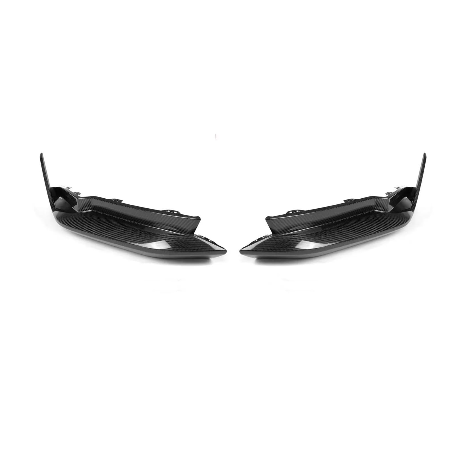 Dry Carbon Fiber BodyKit Kompatibel for BMW G80 M3 G83 G82 M4 2021-2023 Heckstoßstangendiffusor Lippe Seitensplitterabdeckung Verkleidung Kofferraumspoiler(Splitter) von YYEFNMAZ