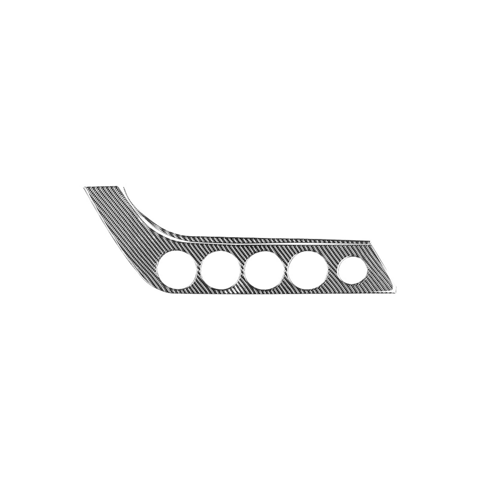 Kompatibel for BMW Z4 Serie E89 2009–2016, Zubehör, Kohlefaser-Innenraum, Auto-Zentralsteuerungsknopf, Einstellpanel, Verkleidungsabdeckungsaufkleber(Right-Hand Drive) von YYEFNMAZ