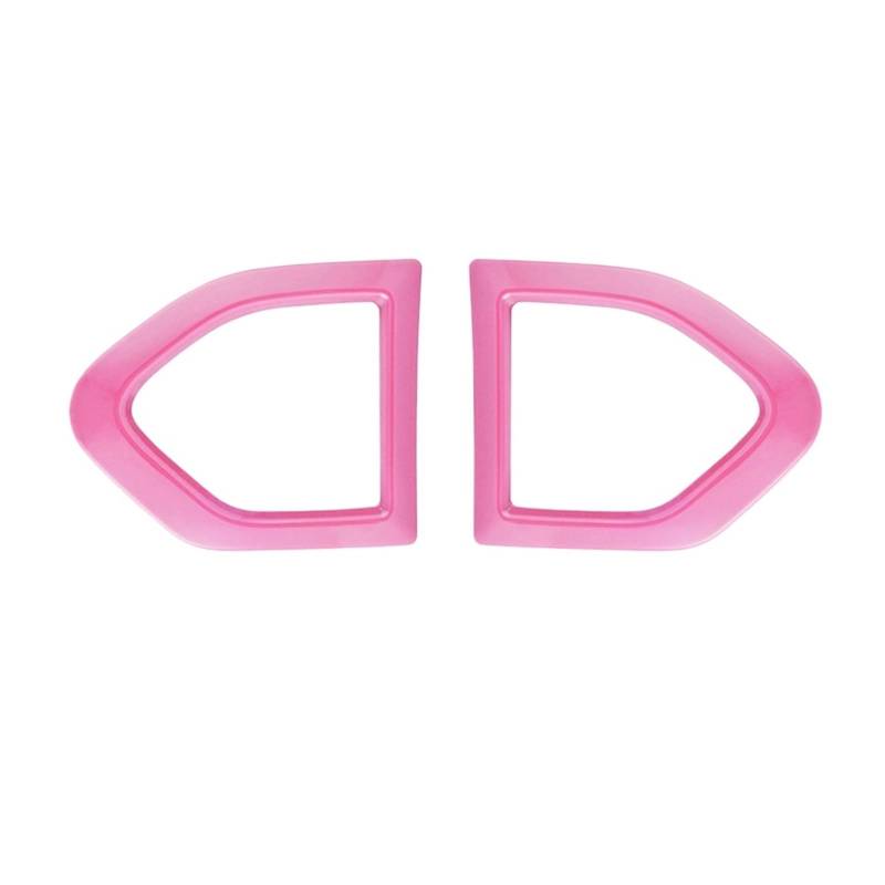 Kompatibel for Mini -Cooper S JCW F60 Countryman Fahrzeug Auto Zubehör Blinker Kotflügel Abdeckung Rahmen Aufkleber Abdeckung Auto-Styling Aufkleber(Pink) von YYEFNMAZ