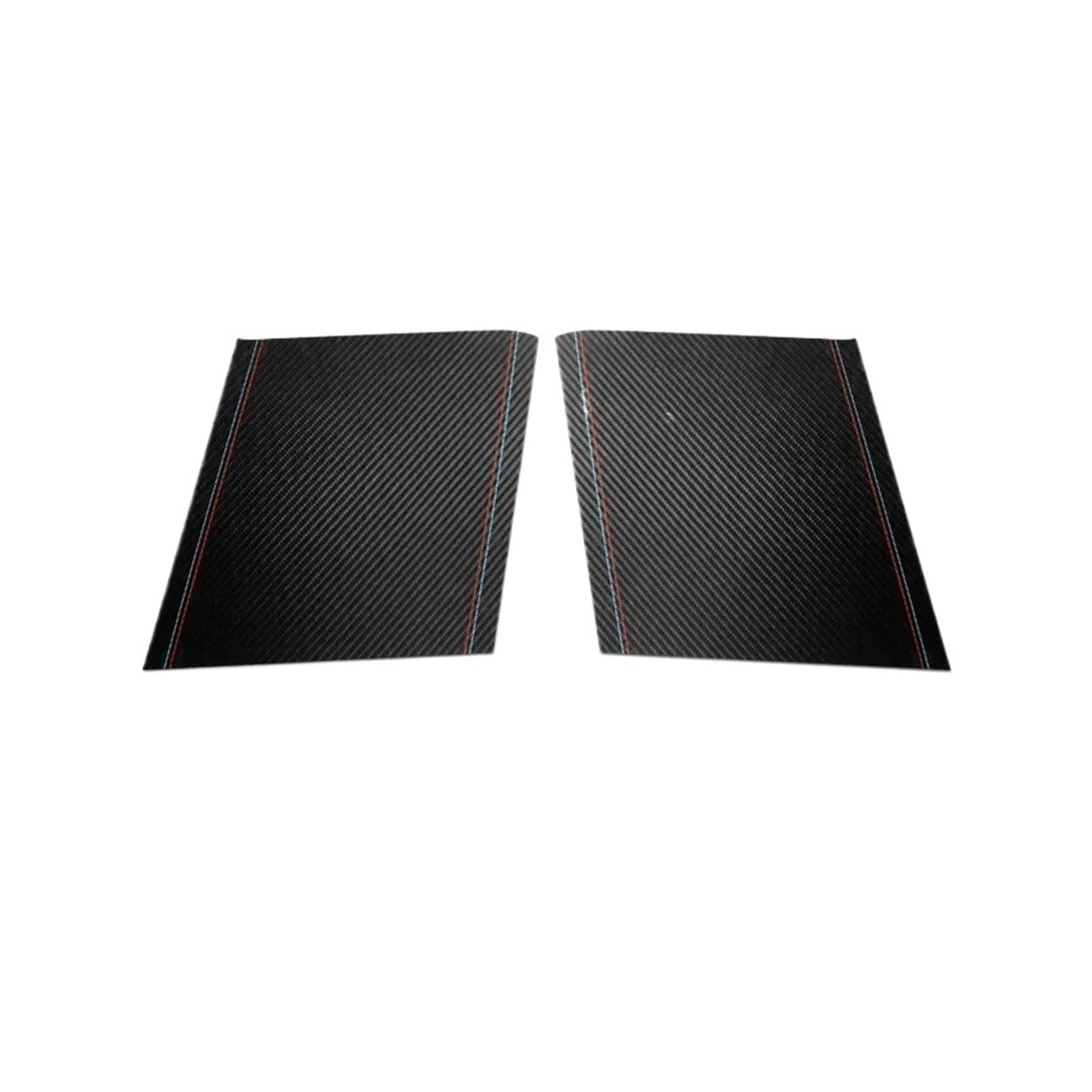 Kompatibel mit BMW G20 G28 3 i3 2020-Auto Center B Säule Panel Aufkleber Abdeckung Seite Trim Innen Zubehör(2pcs Carbon Fiber) von YYEFNMAZ