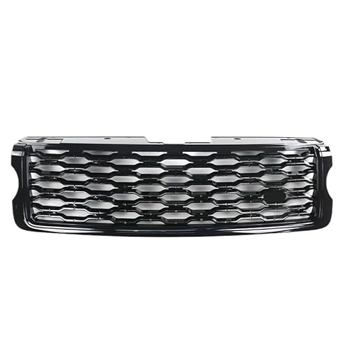 YYEFNMAZ ABS Auto Front Stoßstange Grille Kompatibel for Land Rover Range Rover Vogue L405 2013-2022 Mesh Grills Zubehör(13-17 All Black) von YYEFNMAZ