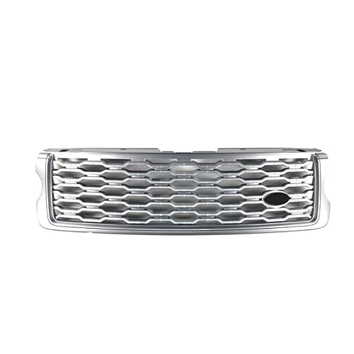 YYEFNMAZ ABS Auto Front Stoßstange Grille Kompatibel for Land Rover Range Rover Vogue L405 2013-2022 Mesh Grills Zubehör(13-17 All Silver) von YYEFNMAZ