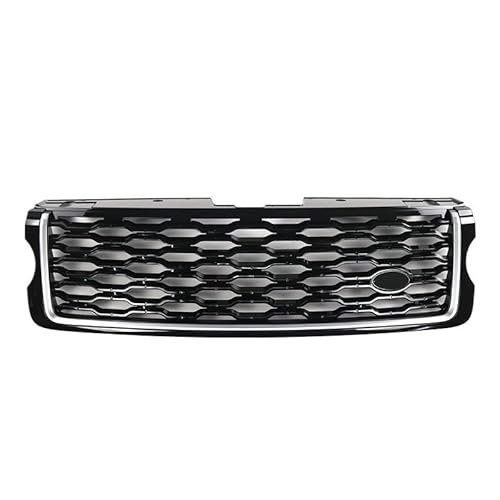 YYEFNMAZ ABS Auto Front Stoßstange Grille Kompatibel for Land Rover Range Rover Vogue L405 2013-2022 Mesh Grills Zubehör(13-17 Black Silver) von YYEFNMAZ