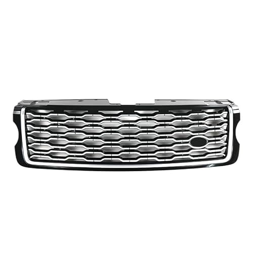 YYEFNMAZ ABS Auto Front Stoßstange Grille Kompatibel for Land Rover Range Rover Vogue L405 2013-2022 Mesh Grills Zubehör(13-17 Silver Black) von YYEFNMAZ