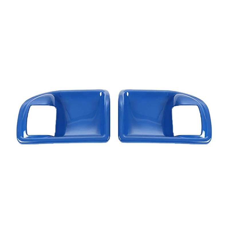 YYEFNMAZ ABS Griff Schüssel Dekoration Abdeckung Trims Aufkleber Kompatibel for Jeep -Wrangler JK 2011-2017 2 Tür Auto Innen Zubehör(Blue) von YYEFNMAZ