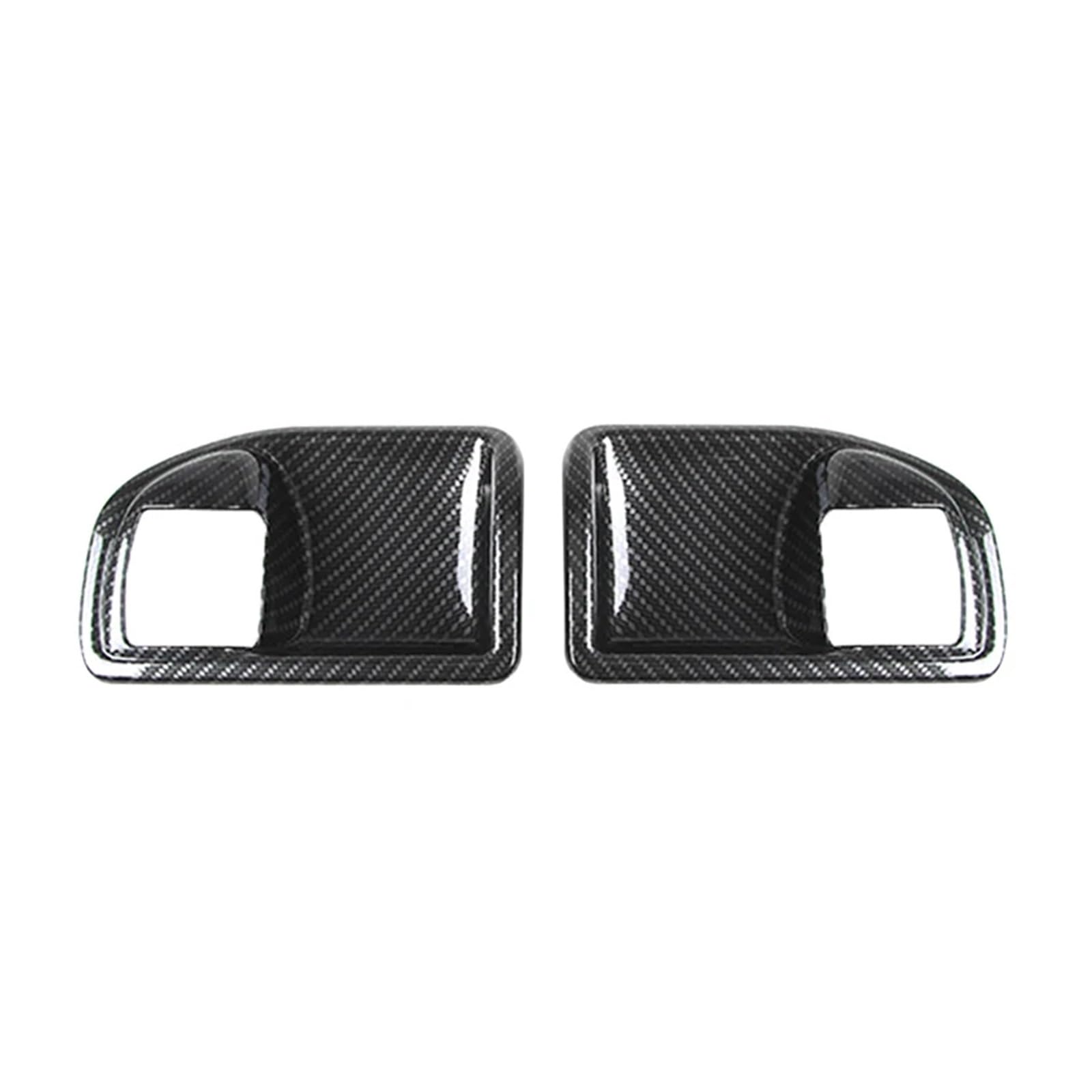 YYEFNMAZ ABS Griff Schüssel Dekoration Abdeckung Trims Aufkleber Kompatibel for Jeep -Wrangler JK 2011-2017 2 Tür Auto Innen Zubehör(Carbon Fiber Grain) von YYEFNMAZ